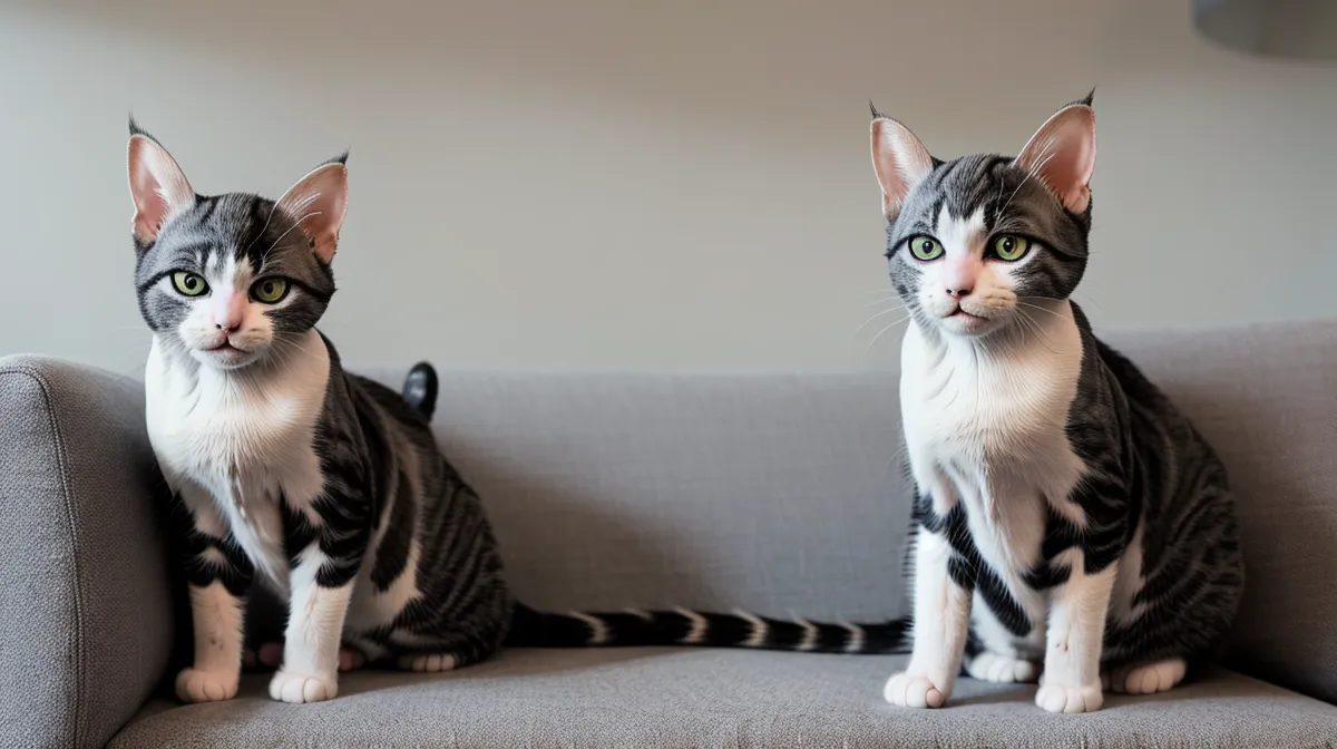Nettoyage de l'odeur d'urine de chat sur un canapé en tissu gris, astuce anti-odeur maison