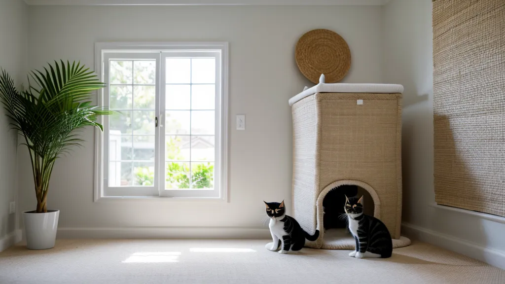 Gros plan sur le nettoyage d'une tache d'urine de chat sur le tissu gris d'un canapé