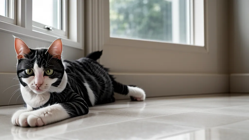 Chat qui empêche un autre chat d'utiliser la litière : comportement de blocage et cohabitation féline en appartement