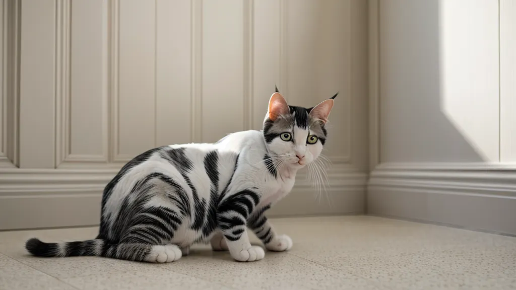Patte de chat posée sur l'émail lisse d'une baignoire blanche, symbole de la préférence sensorielle liée au pipi baignoire
