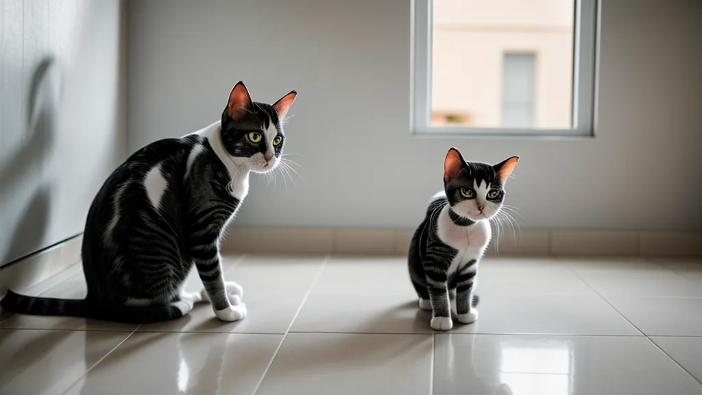Marquage urinaire chat sur les chaussures d'invités : comportement félin à l'entrée d'un appartement