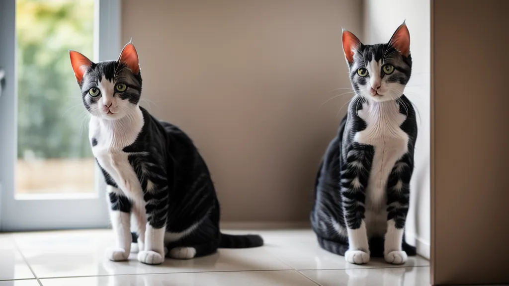 Litière installée discrètement sur le palier, solution de propreté et méthode douce pour éviter que le chat urine dans l'escalier