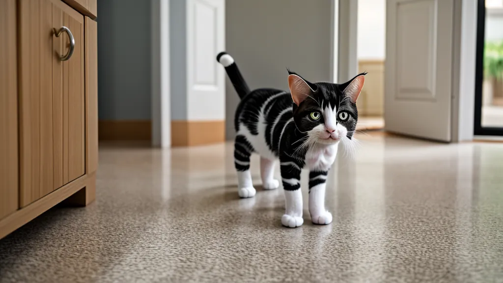 Prise électrique sécurisée avec goulotte de protection, pour limiter le danger lié à l'urine de chat sur les installations électriques