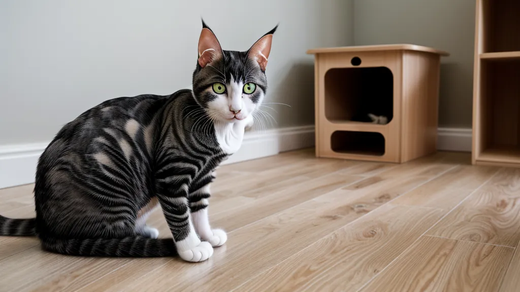 Nettoyer l'urine de chat sur du parquet sans abîmer le bois